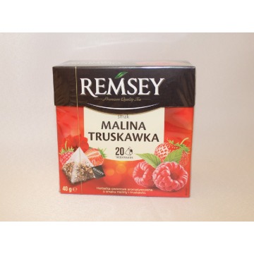 Herbata Remsey owocowa malina truskawka 20 torebek
