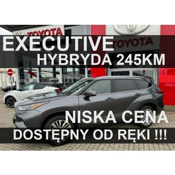 Toyota Highlander - Hybryda Executive 248KM Kamera 360 Super Cena Dostępny od ręki  3254zł