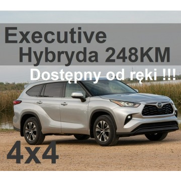 Toyota Highlander - Hybryda Executive 248KM Kamera 360 Super Cena Dostępny od ręki  3254zł