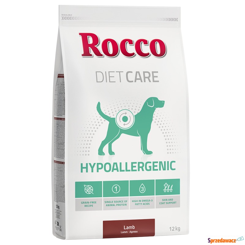 Rocco Diet Care Hypoallergen, jagnięcina - 12... - Karmy dla psów - Włocławek