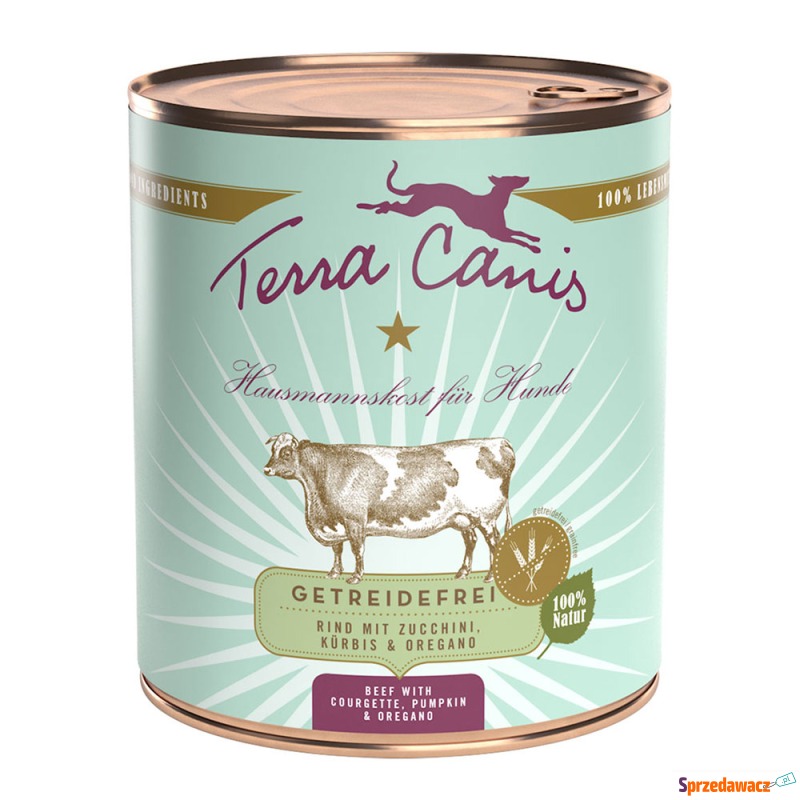 Terra Canis bez zbóż, 6 x 800 g - Wołowina z... - Karmy dla psów - Jelenia Góra