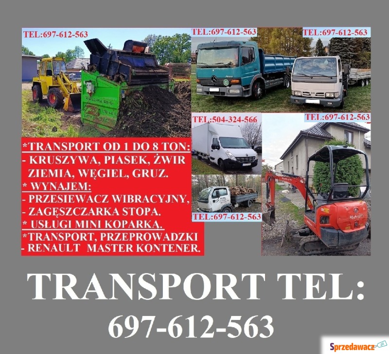 transport materiały sypkie - Transport, spedycja - Jaworzno