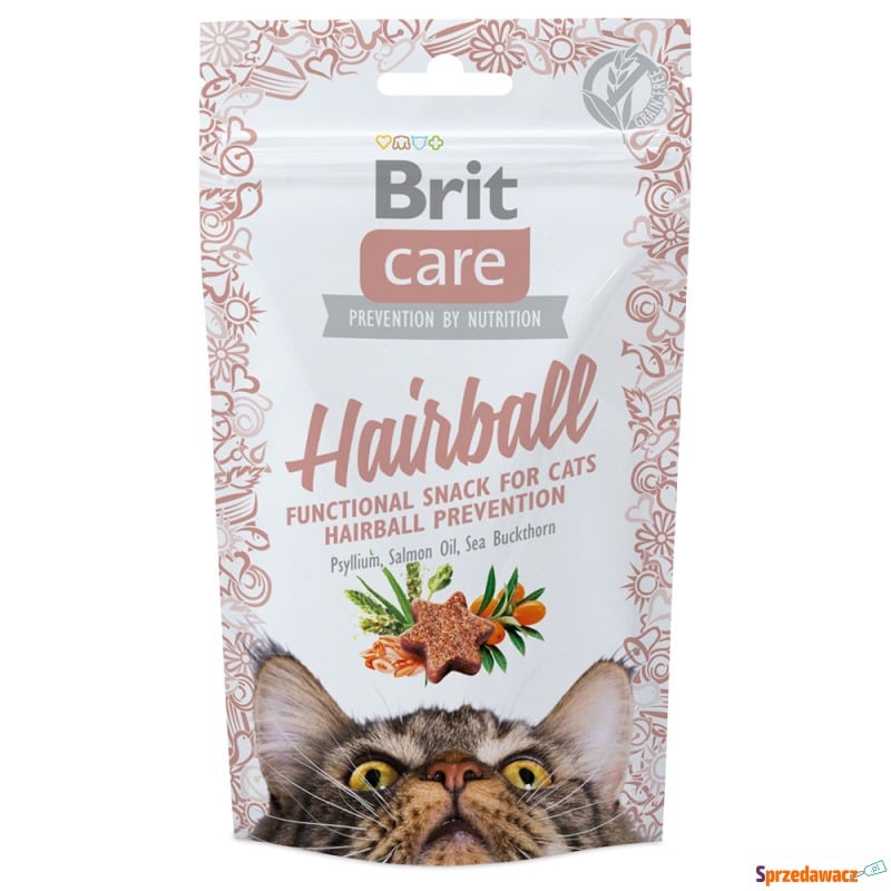 Brit Care Hairball, przysmak dla kota - 50 g - Przysmaki dla kotów - Słupsk