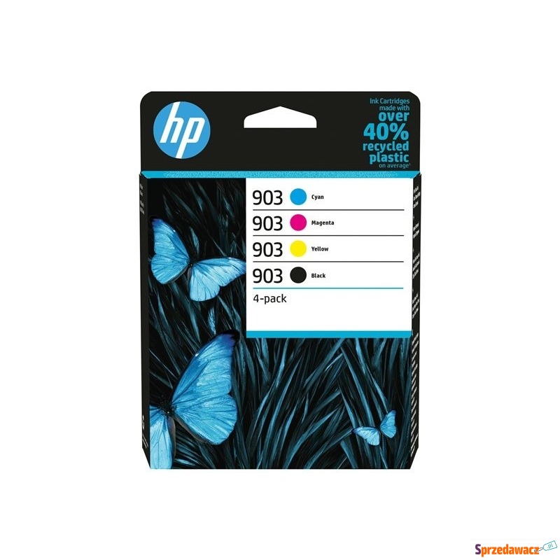 Oryginalny zestaw tuszy HP 903 czarny + kolor... - Tusze, tonery - Rzeszów