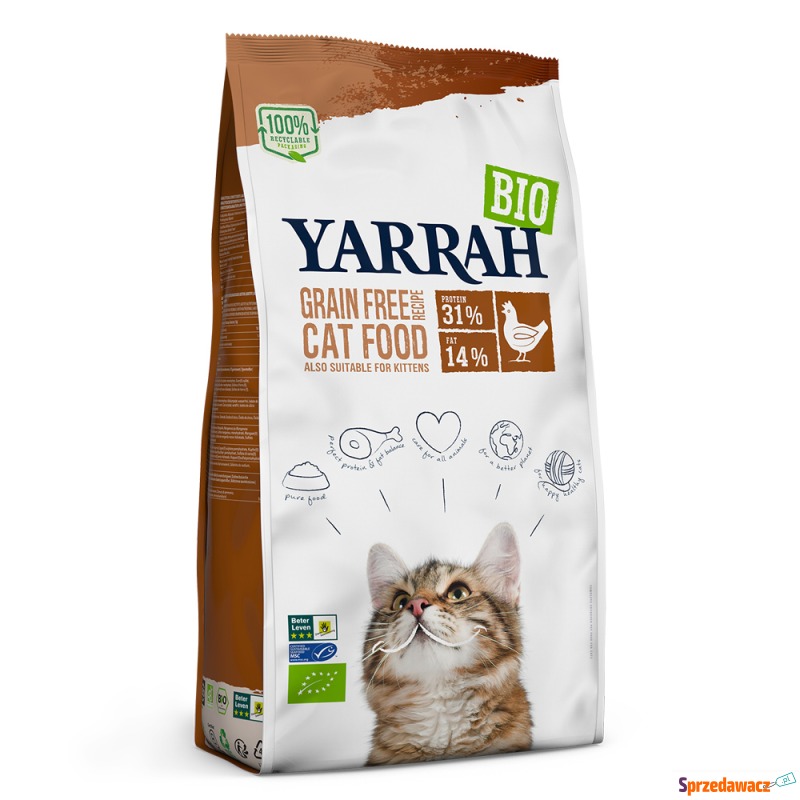 Yarrah Cat Food Bio z biokurczakiem i rybą, bez... - Karmy dla kotów - Radom