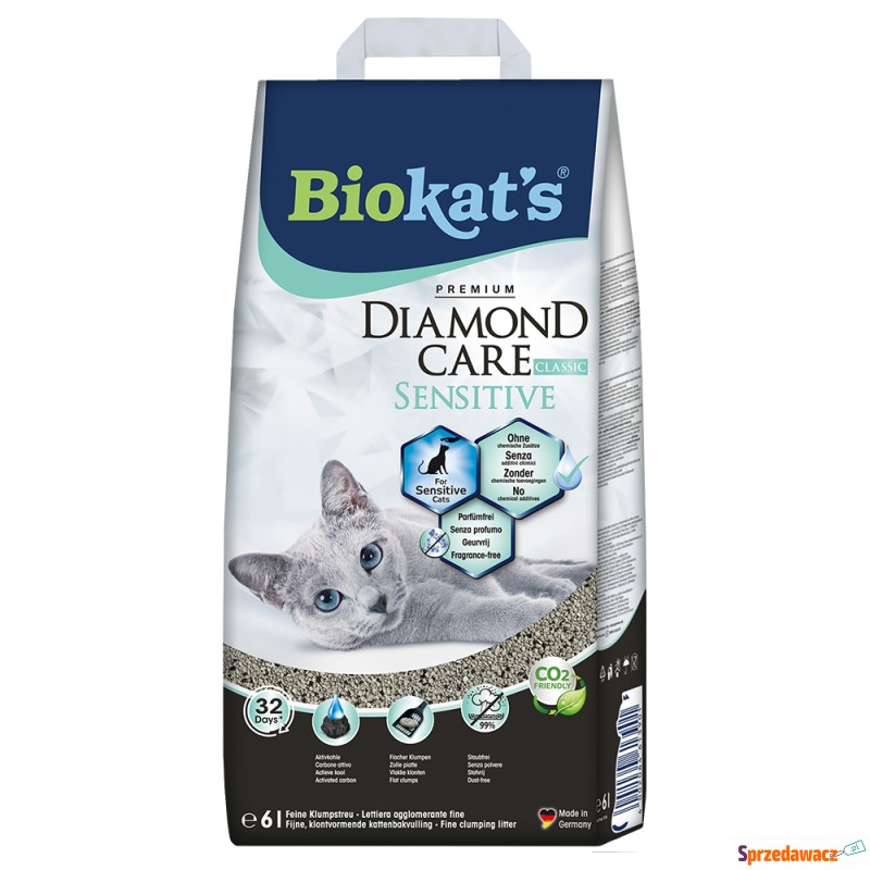 Biokat's Diamond Care Sensitive Classic żwirek... - Żwirki do kuwety - Wrocław