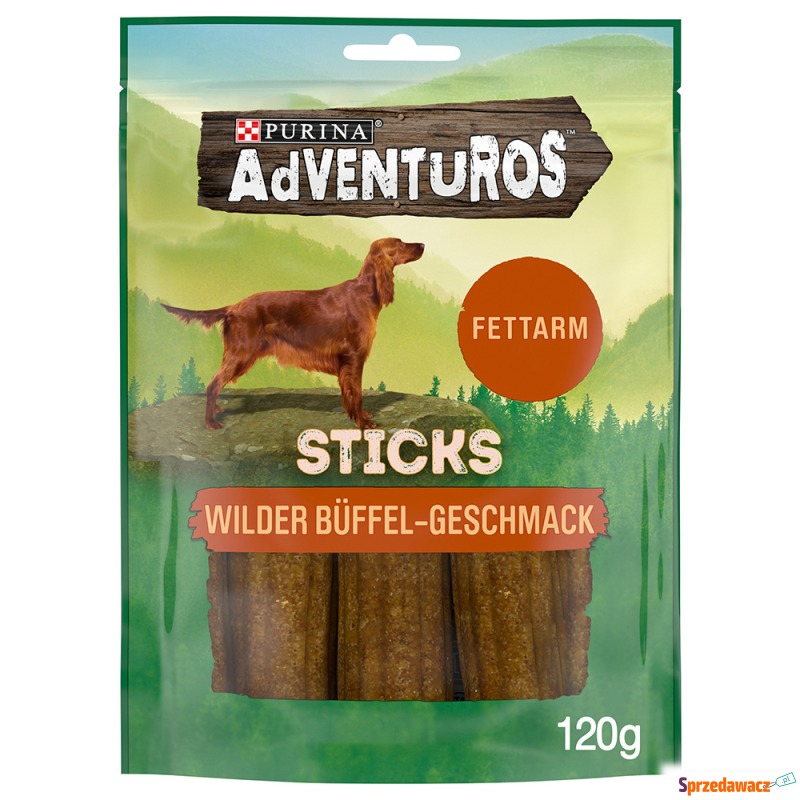 PURINA Adventuros Sticks, dziki bawół - 120 g - Przysmaki dla psów - Koszalin
