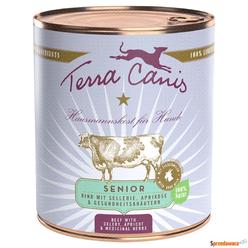 Terra Canis Senior, bez zbóż, 6 x 800 g - Woł... - Karmy dla psów - Tarnów
