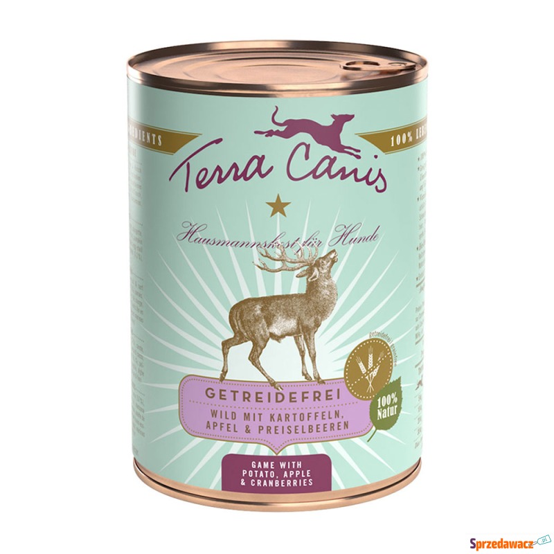Terra Canis bez zbóż, 6 x 400 g - Dziczyzna z... - Karmy dla psów - Włocławek