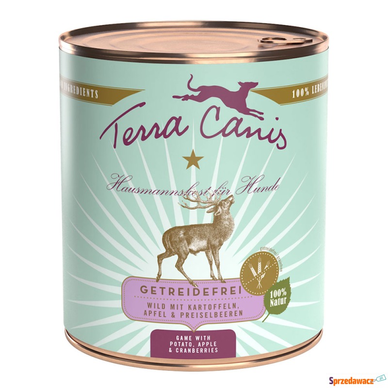 Terra Canis bez zbóż, 6 x 800 g - Dziczyzna z... - Karmy dla psów - Konin