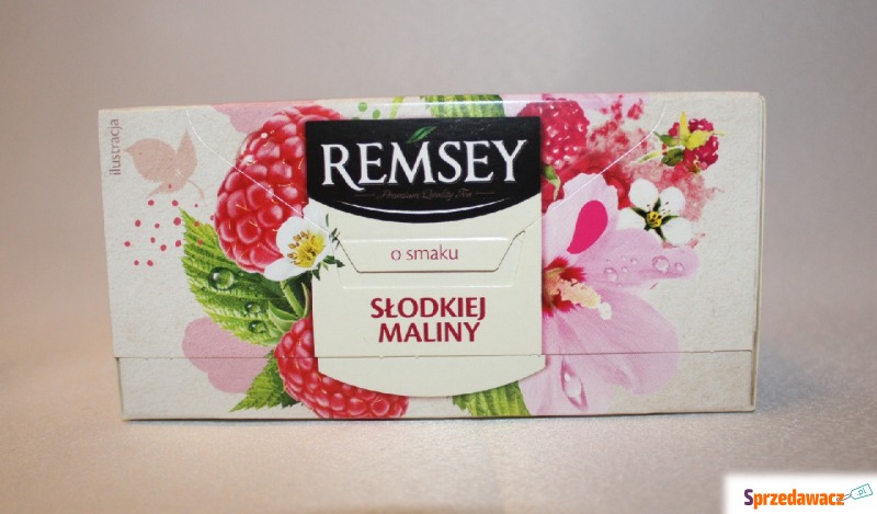 Herbata Remsey owocowa słodka malina 20 torebek... - Herbata, Yerba Mate - Stare Miasto