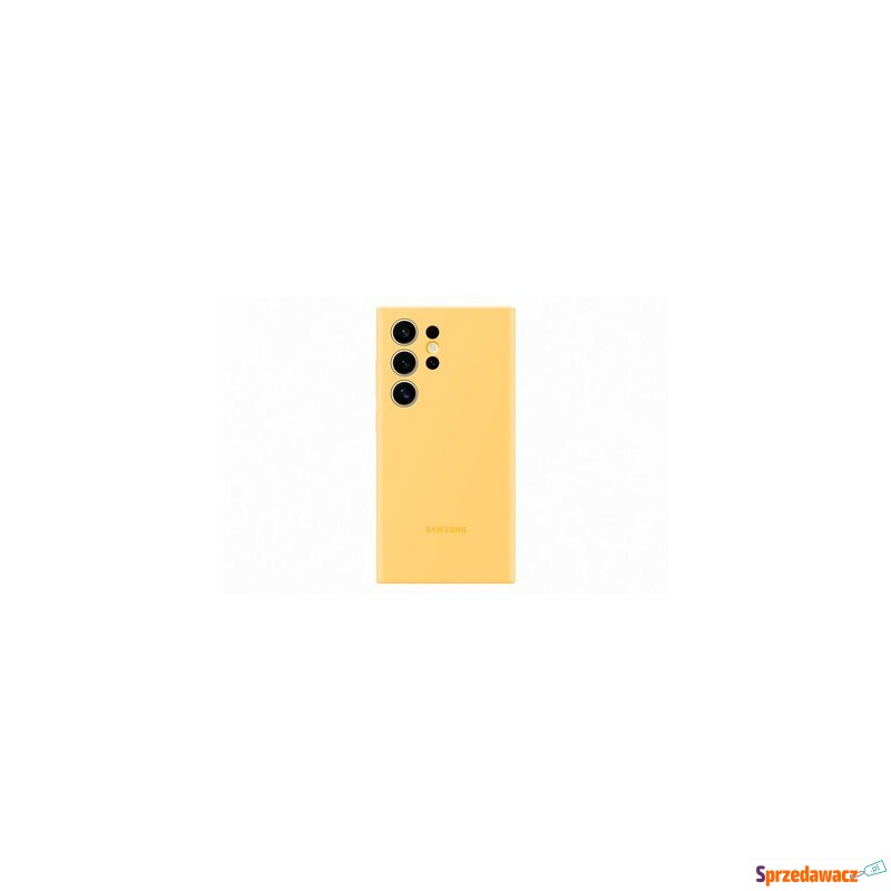 Etui Samsung Silicone Case Galaxy S24 Ultra żółte - Etui na telefon - Włocławek
