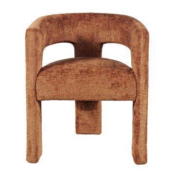 Krzesło Tapicerowane Malmo Cynamonowe 58.5x56x75cm