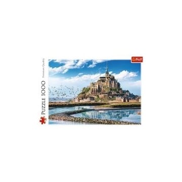  Puzzle 1000 el. Mont Saint-Michel, Francja Trefl