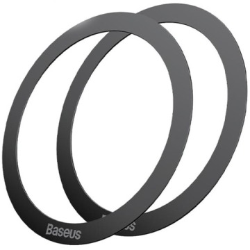 Pierścień magnetyczny Baseus Halo Series dla etui bez MagSafe, 2 sztuki, czarny
