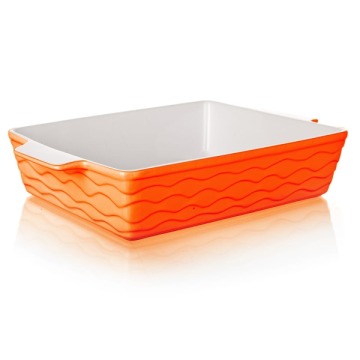 Misa naczynie ceramiczne do zapiekania 33x21 cm orange BANQUET