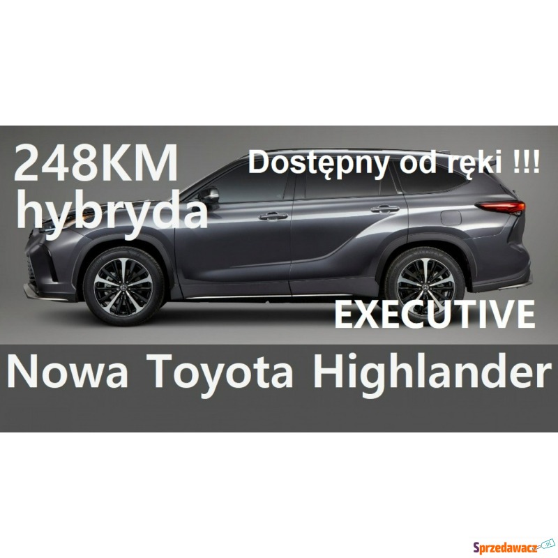 Toyota Highlander  SUV 2023,  2.5 hybryda - Na sprzedaż za 273 500 zł - Szczecinek