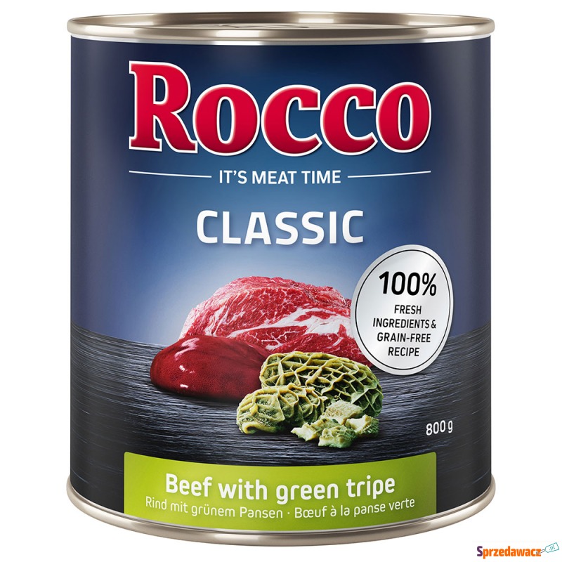 Megapakiet Rocco Classic, 24 x 800 g - Wołowina... - Karmy dla psów - Kędzierzyn-Koźle
