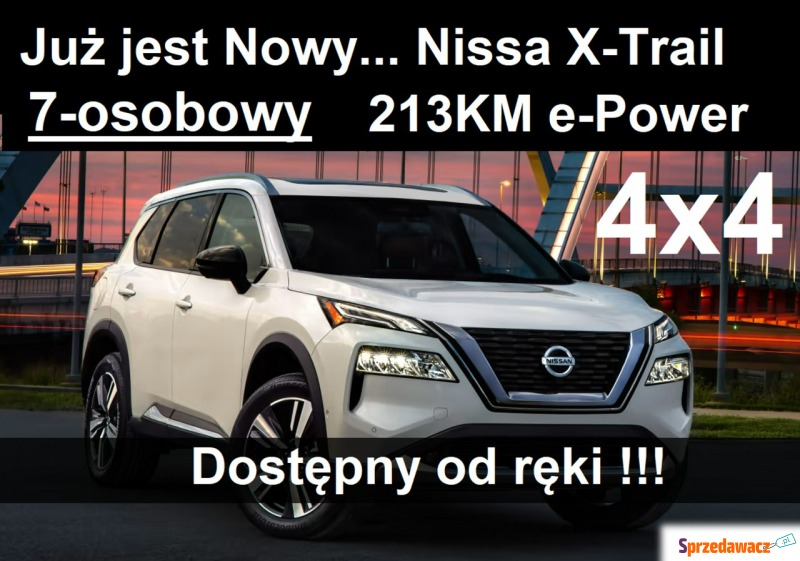 Nissan X-Trail  SUV 2023,  1.5 hybryda - Na sprzedaż za 196 156 zł - Szczecinek