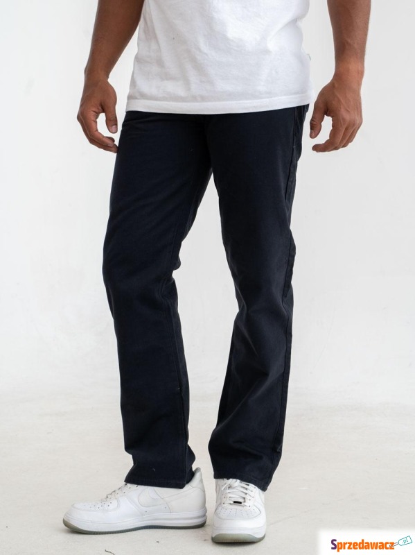 Spodnie Jeansowe Męskie Czarne Royal Blue Fake... - Spodnie - Nowy Targ