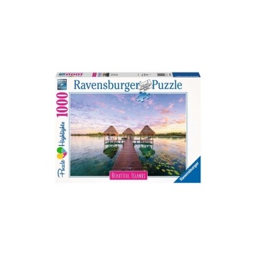  Puzzle 1000 el. Wyspy tropikalne Ravensburger