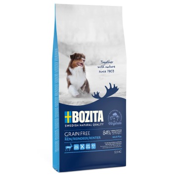 Bozita Grain Free, renifer - 2 x 12,5 kg