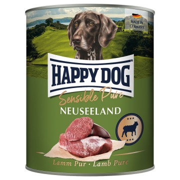 Happy Dog Sensible Pure, 6 x 800 g - Neuseeland (Jagnięcina)