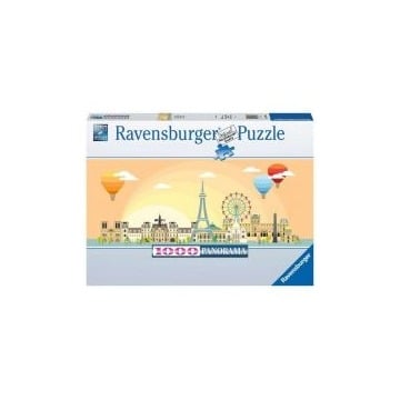  Puzzle 1000 el. Panoramiczne Paryż Ravensburger