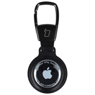 Etui Bizon Case Locator Magnetic do Apple AirTag, czarne