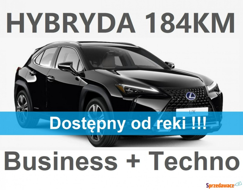 Lexus UX - Hybryda 250h 184KM Business Pakiet... - Samochody osobowe - Szczecinek