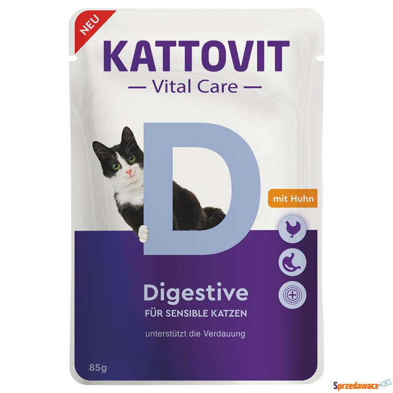Kattovit Vital Care Digestive, saszetki z kur... - Karmy dla kotów - Piaseczno