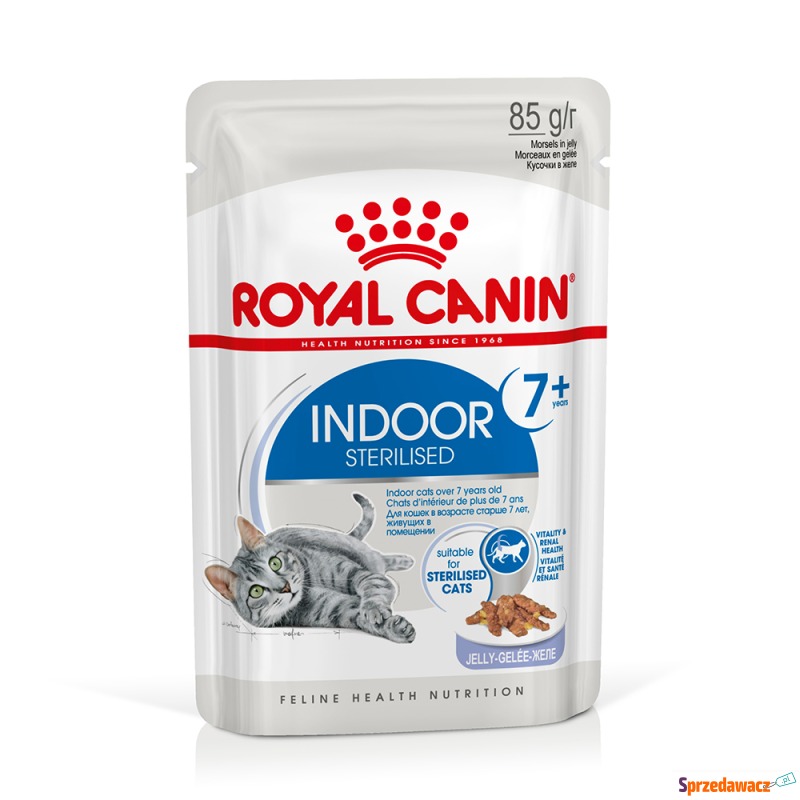 Royal Canin Indoor Sterilised 7+ w galarecie -... - Karmy dla kotów - Jarosław