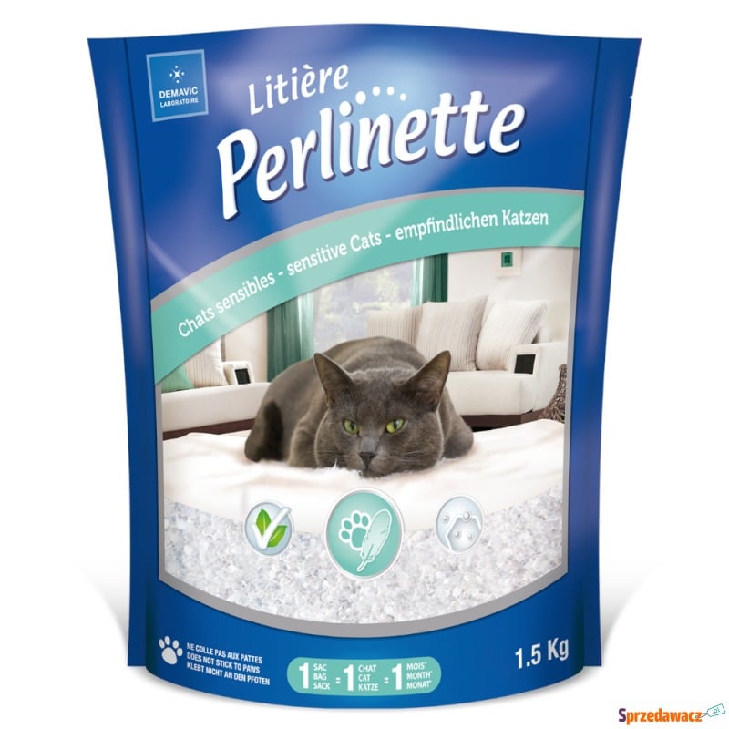 Żwirek dla kota Perlinette Sensitive - 2 x 1,5... - Żwirki do kuwety - Kędzierzyn-Koźle