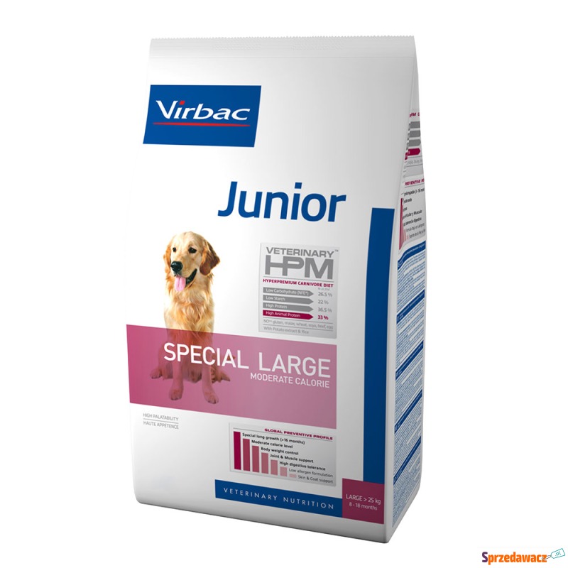 Virbac Veterinary HPM Junior Special Large dla... - Karmy dla psów - Wrocław