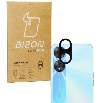 Szkło na aparat Bizon Glass Lens do Oppo A78 5G, 2 sztuki
