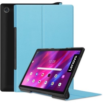 Etui Bizon Case Tab Croc do Lenovo Yoga Tab 11, błękitne