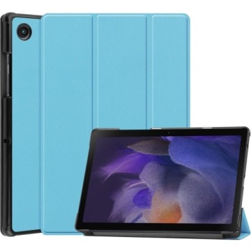 Etui Bizon Case Tab Croc do Galaxy Tab A8 2021, błękitne