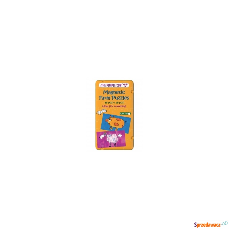 The Purple Cow, Gra magnetyczna puzzle farma - Pozostałe zabawki - Mozów