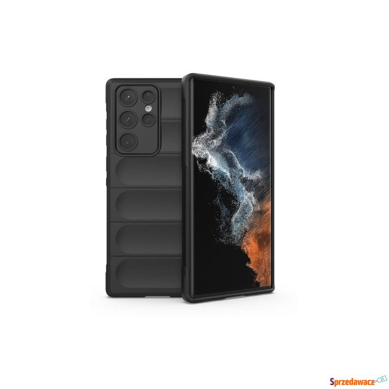 Etui Bizon Case Tur do Galaxy S22 Ultra, czarne - Etui na telefon - Chełm