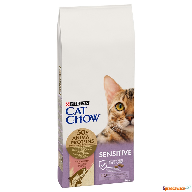 Purina Cat Chow Special Care Sensitive, łosoś... - Karmy dla kotów - Słupsk