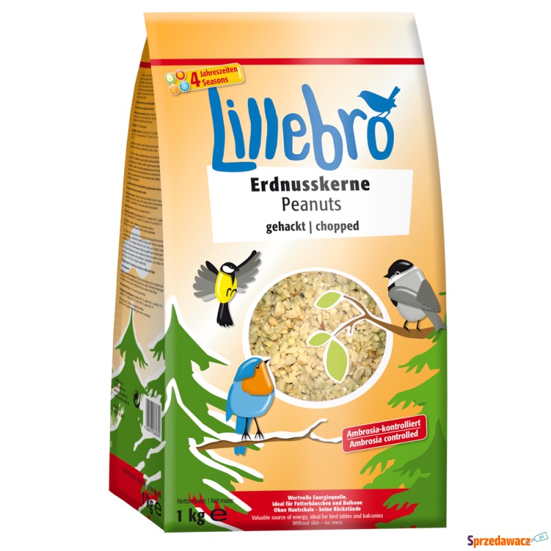 Lillebro Orzeszki ziemne siekane - 1 kg - Karmy dla ptaków - Sosnowiec