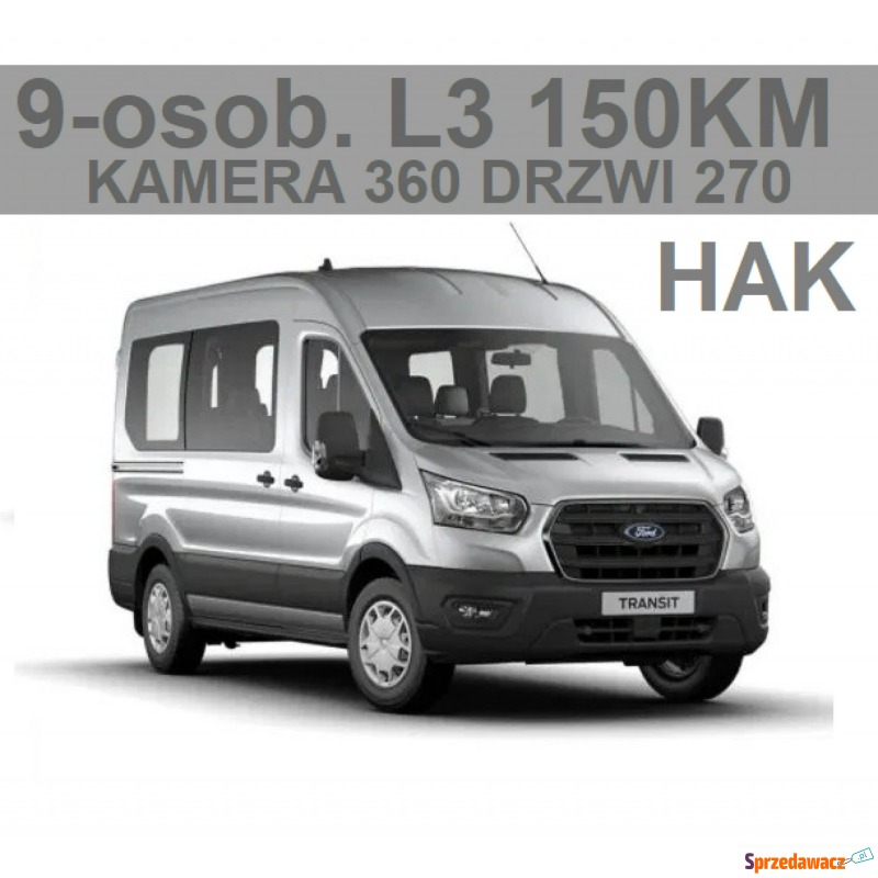 Ford Transit  Minivan/Van 2024,  2.0 diesel - Na sprzedaż za 206 640 zł - Szczecinek
