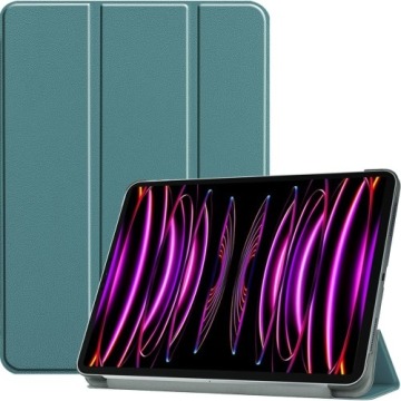 Etui Bizon Case Tab Croc do Apple iPad Pro 12.9 2022/2021/2020/2018, ciemnozielone