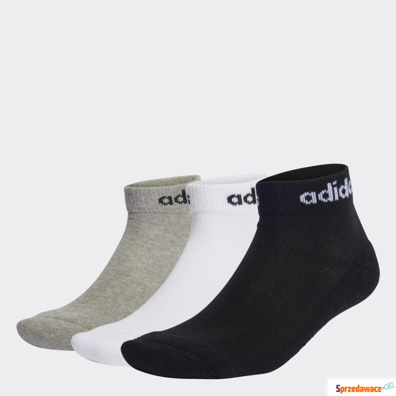 Linear Ankle Socks Cushioned Socks 3 Pairs - Skarpety, getry, pod... - Jelenia Góra
