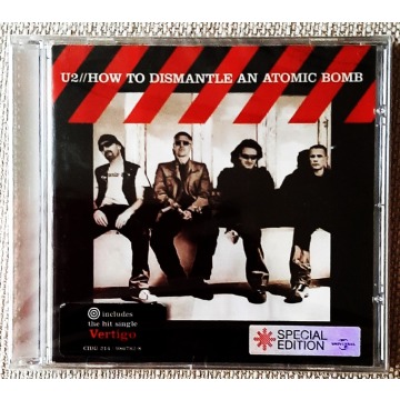 Polecam Album CD Kultowego Zespołu U2 Album How Dismantle Atomic Bomb