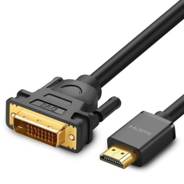 Dwukierunkowy kabel Ugreen przewód HDMI - DVI 1m, czarny