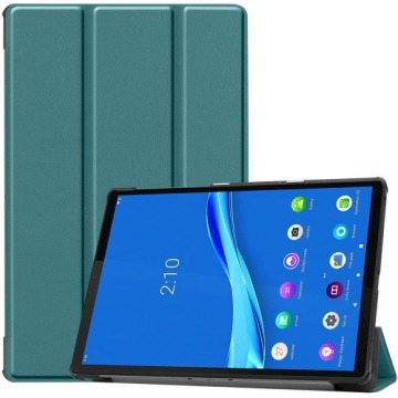 Etui Bizon Case Tab Croc do Lenovo Tab M10 Plus (1/2 Gen.), ciemnozielone