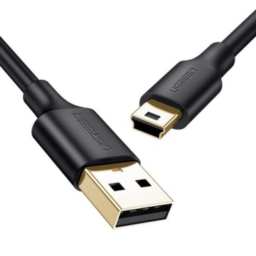 Kabel Ugreen USB-A / mini USB, 480 Mbps 3 m, czarny