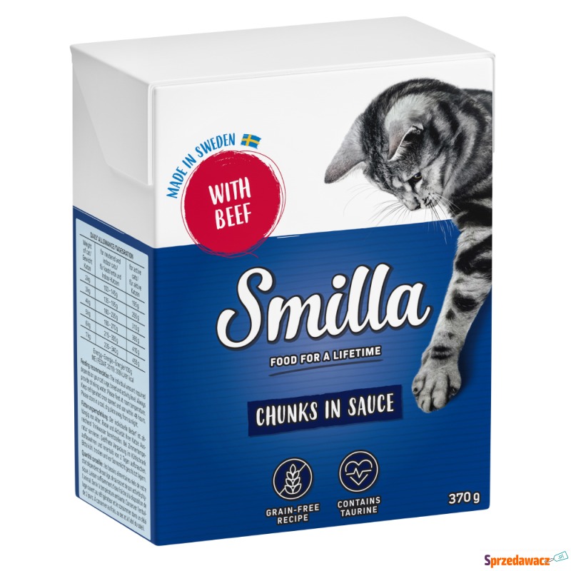 Megapakiet Smilla kawałeczki 24 x 370 / 380 g... - Karmy dla kotów - Konin