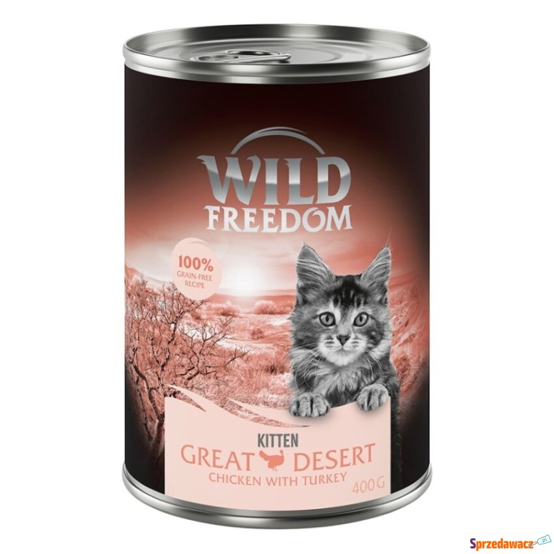 Wild Freedom Kitten, 12 x 400 g - NOWOŚĆ: Great... - Karmy dla kotów - Głogów